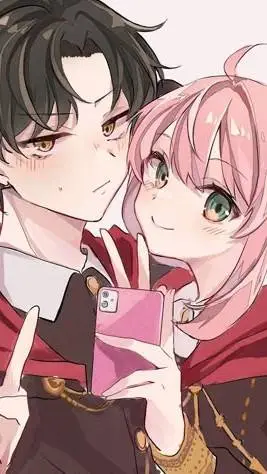 ai character: Anya x Damian background