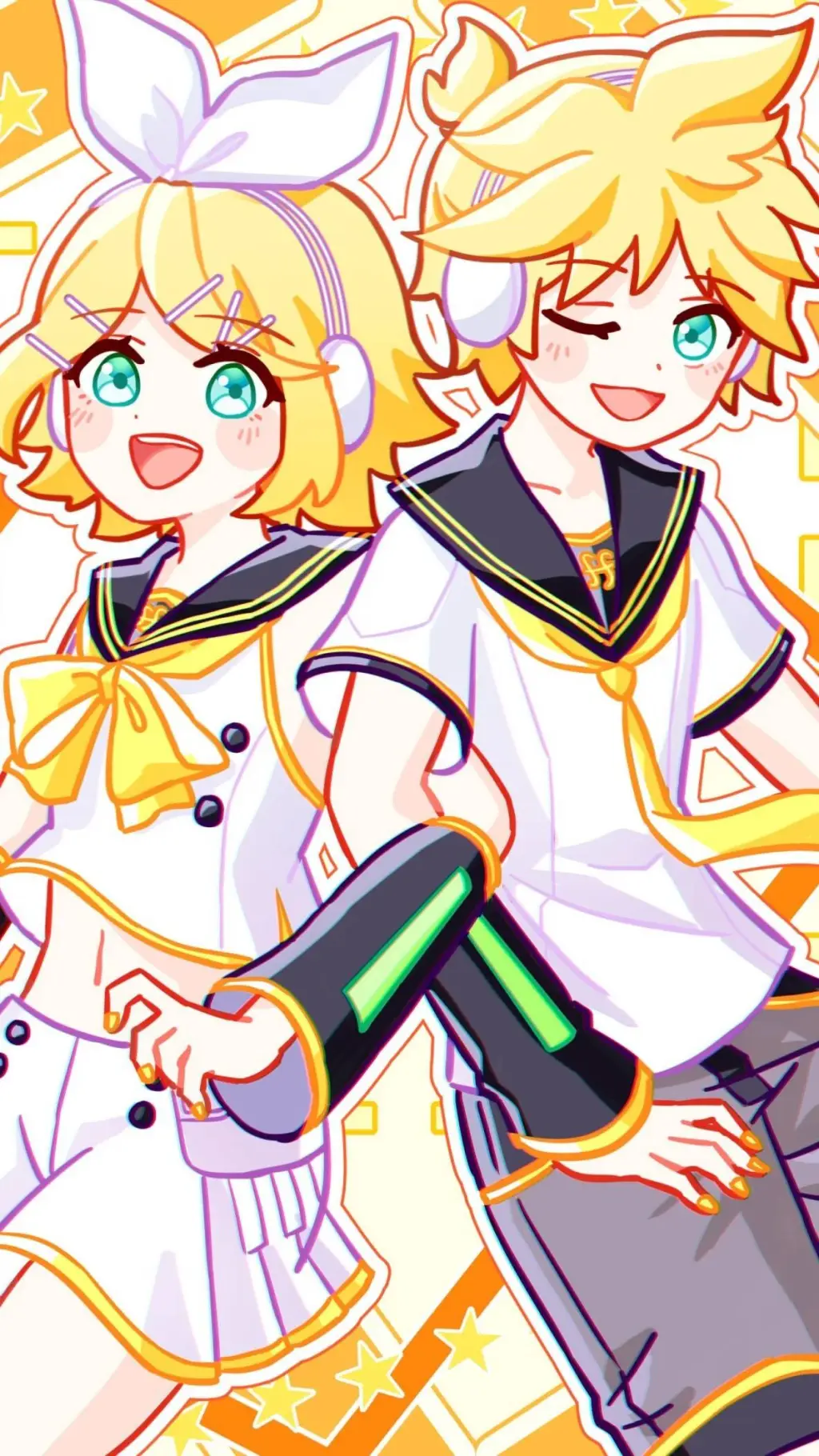 ai character: Rin and Len background