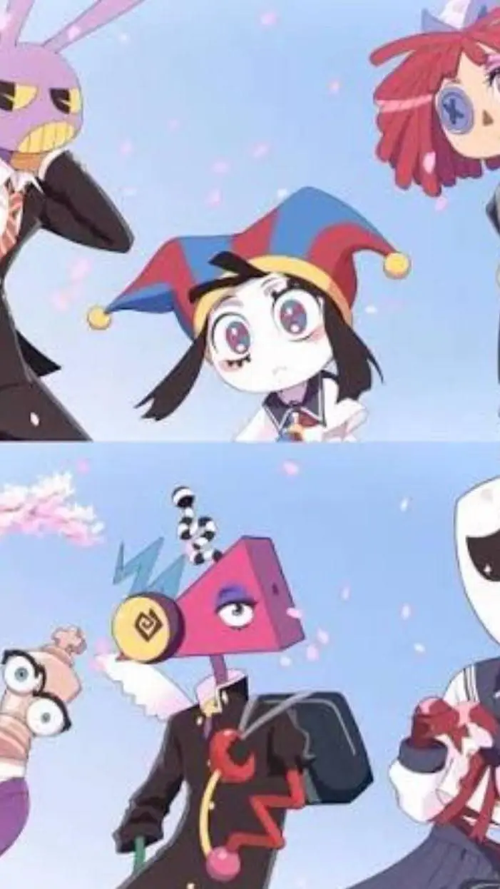 ai character: Anime TADC background