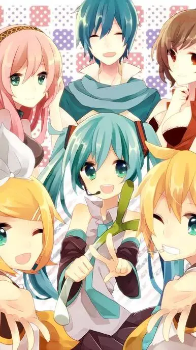ai character: Vocaloid Concert background