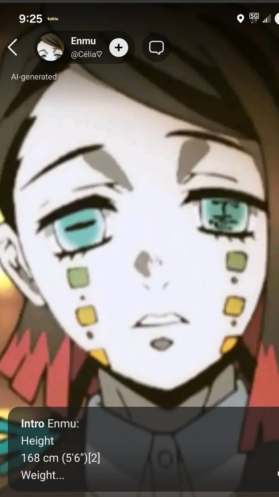 ai character: enmu doctor  background