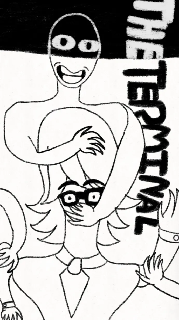 ai character: Terminal background