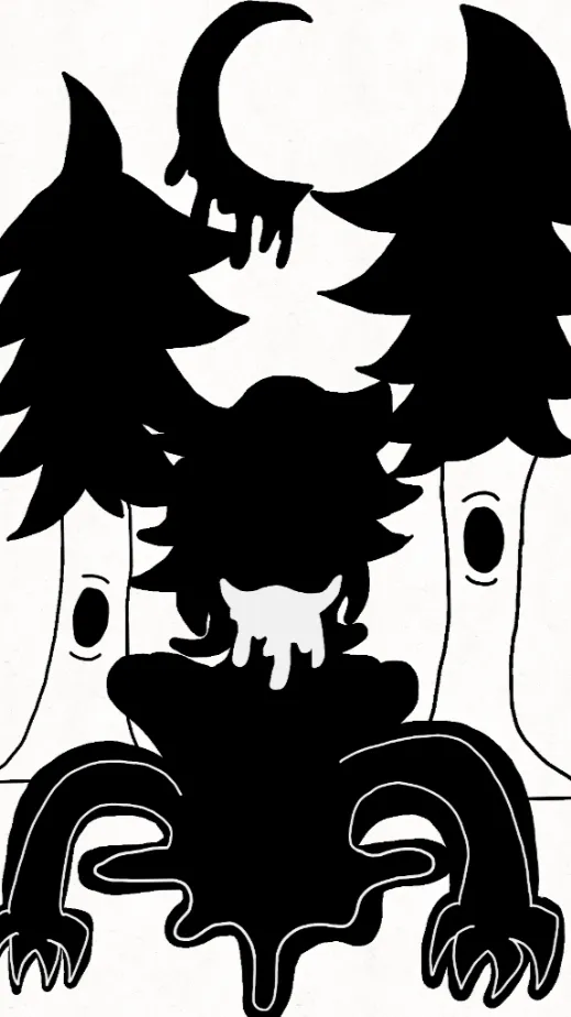 ai character: The Black Moon background