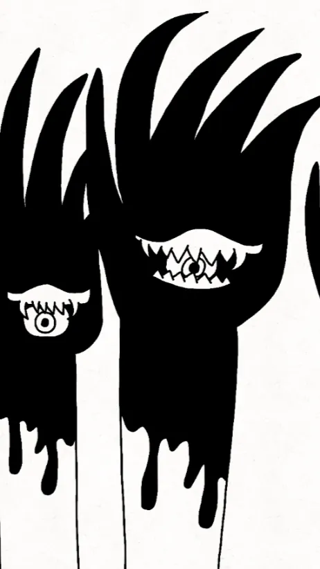 ai character: Reflections background