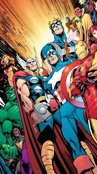 ai character: nuevo héroeMarvel background