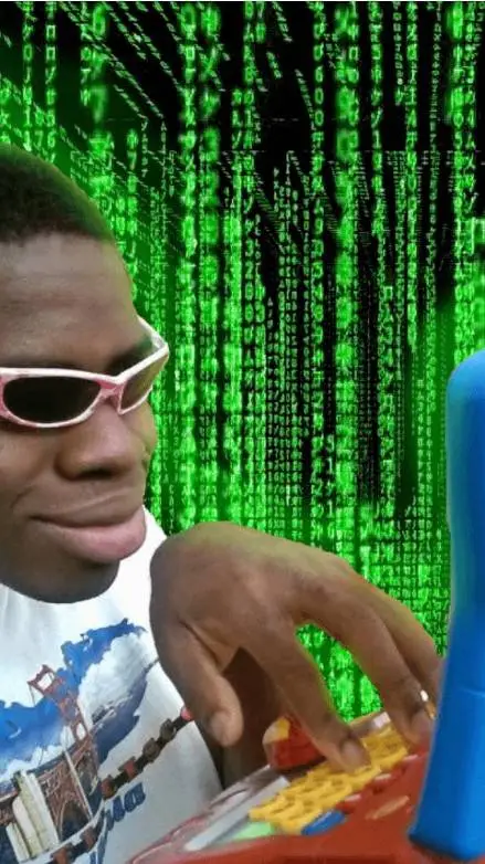 ai character: Hacker background