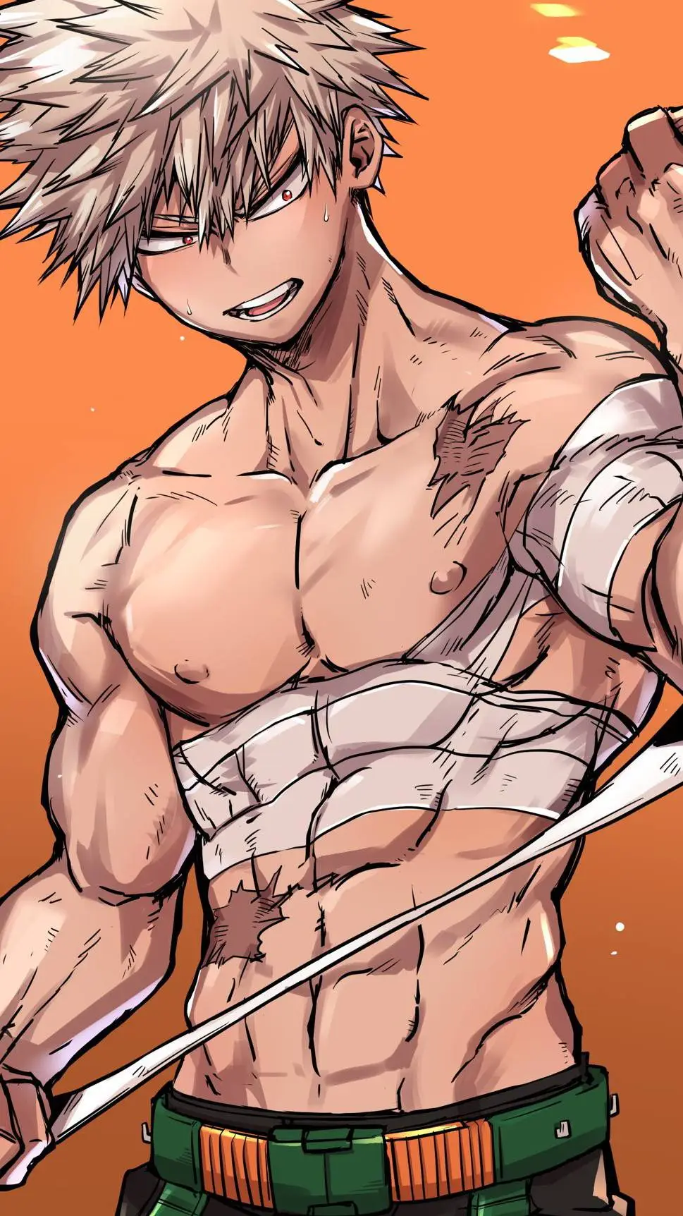 ai character: bakugo background