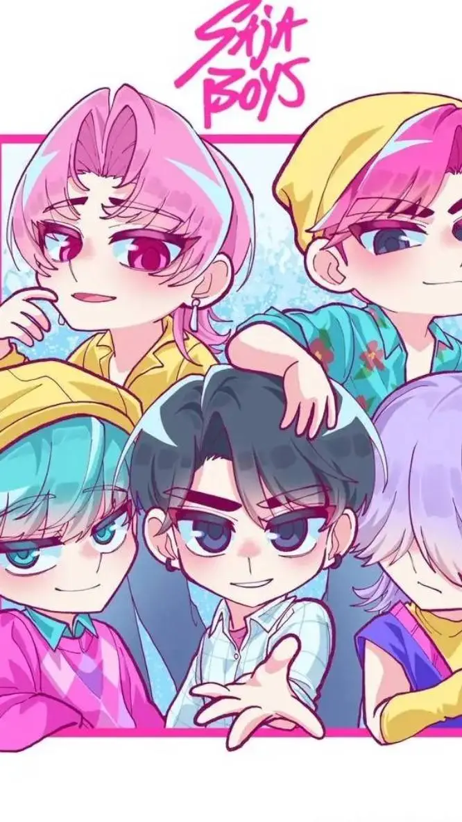 ai character: Saja boys  background