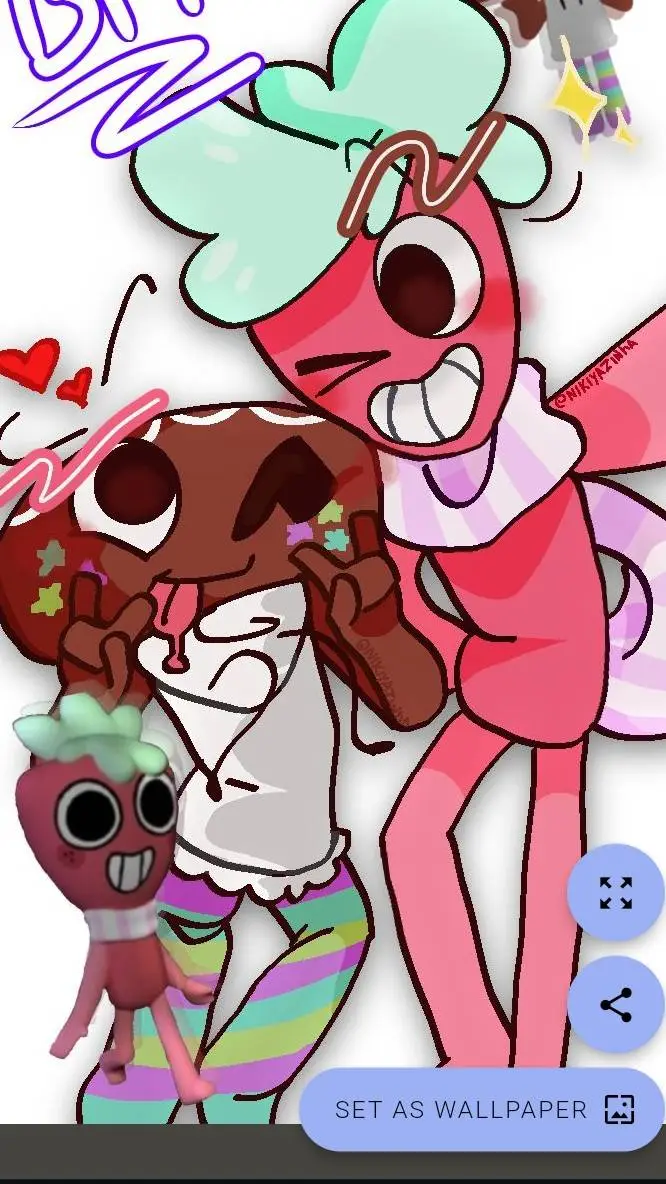 ai character: Cosmo And sprout background