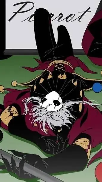 ai character: Pierrot  background