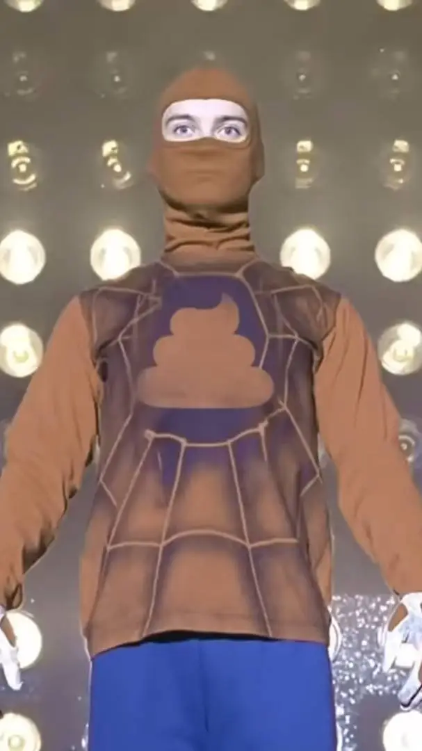 ai character: SHIT MAN background