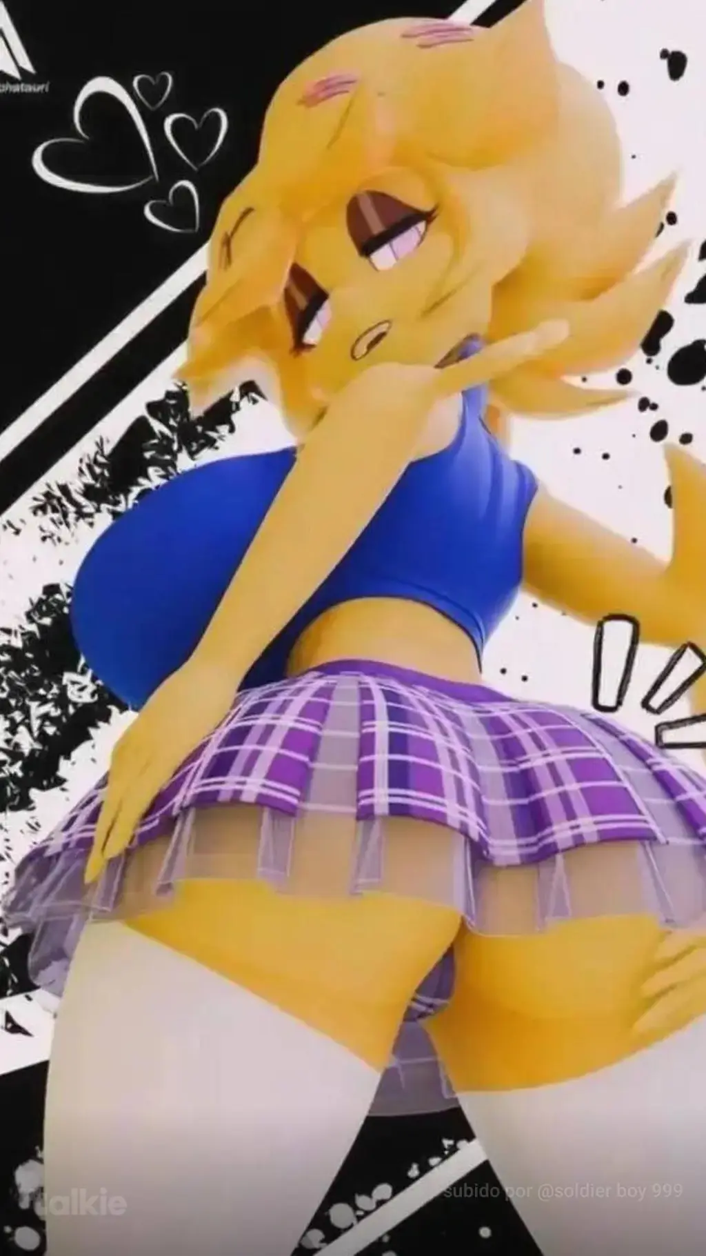 ai character: Chiku  background