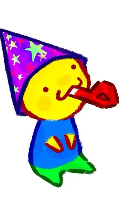 ai character: Poob party  background