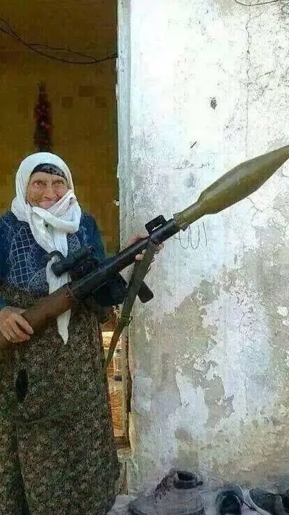 ai character: Babushka background