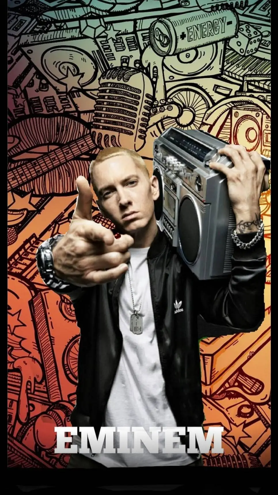 ai character: Eminem background