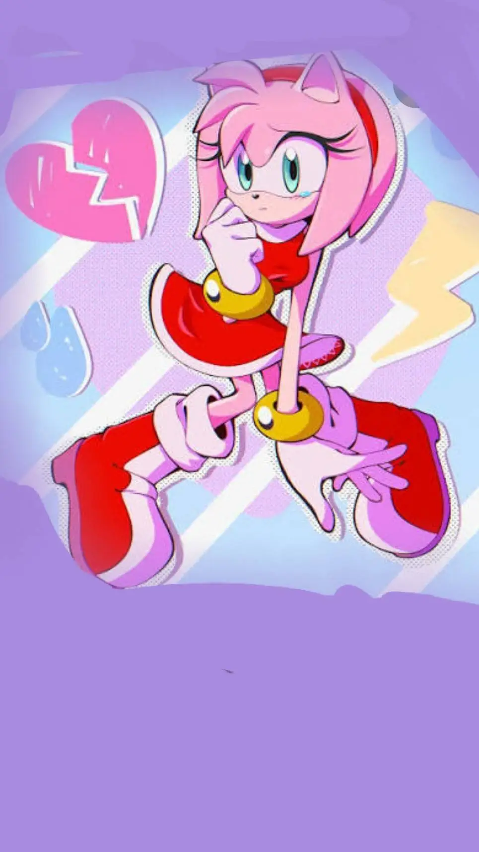ai character: Amy rose 2 background