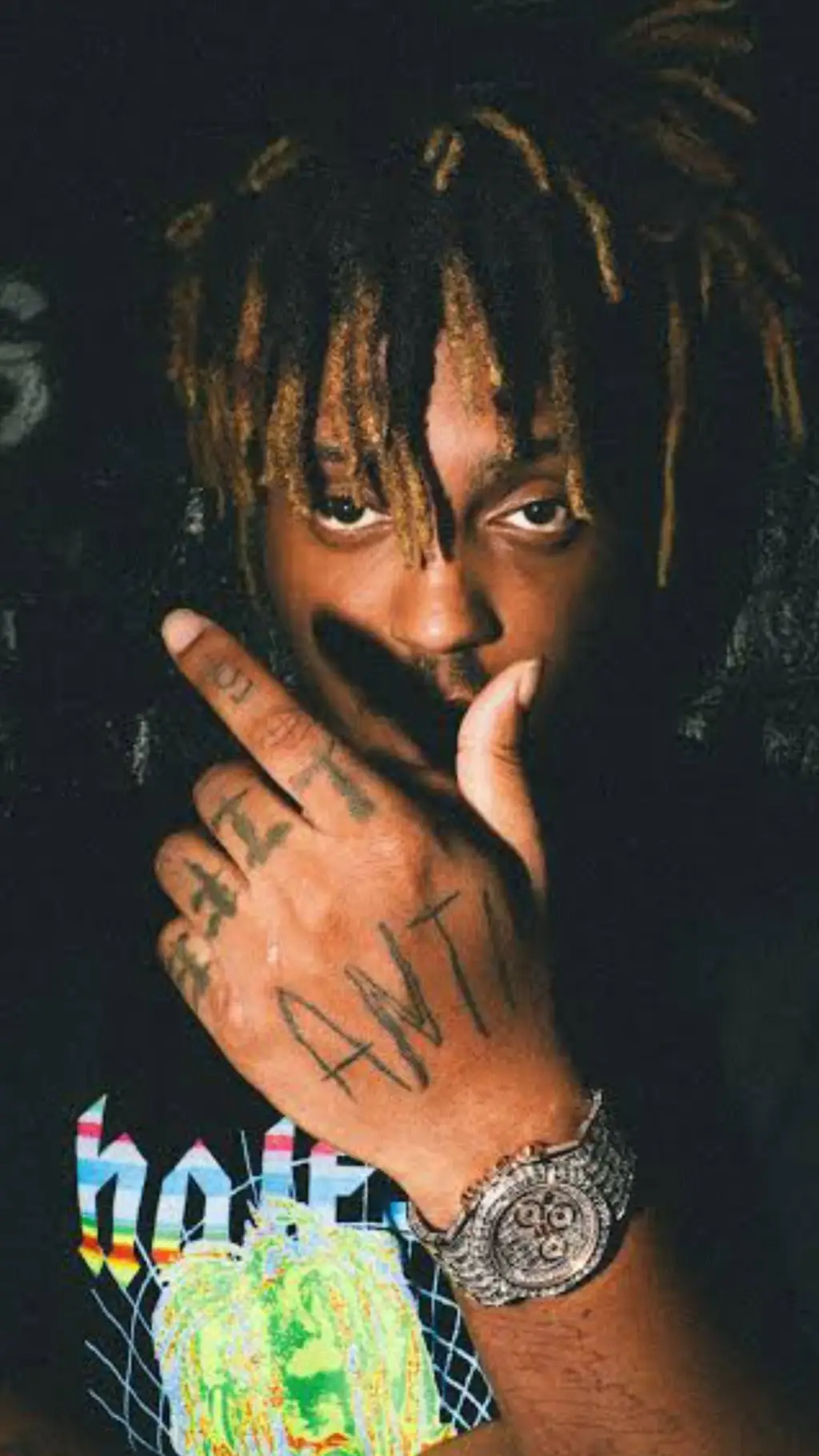 ai character: Juice WRLD  background