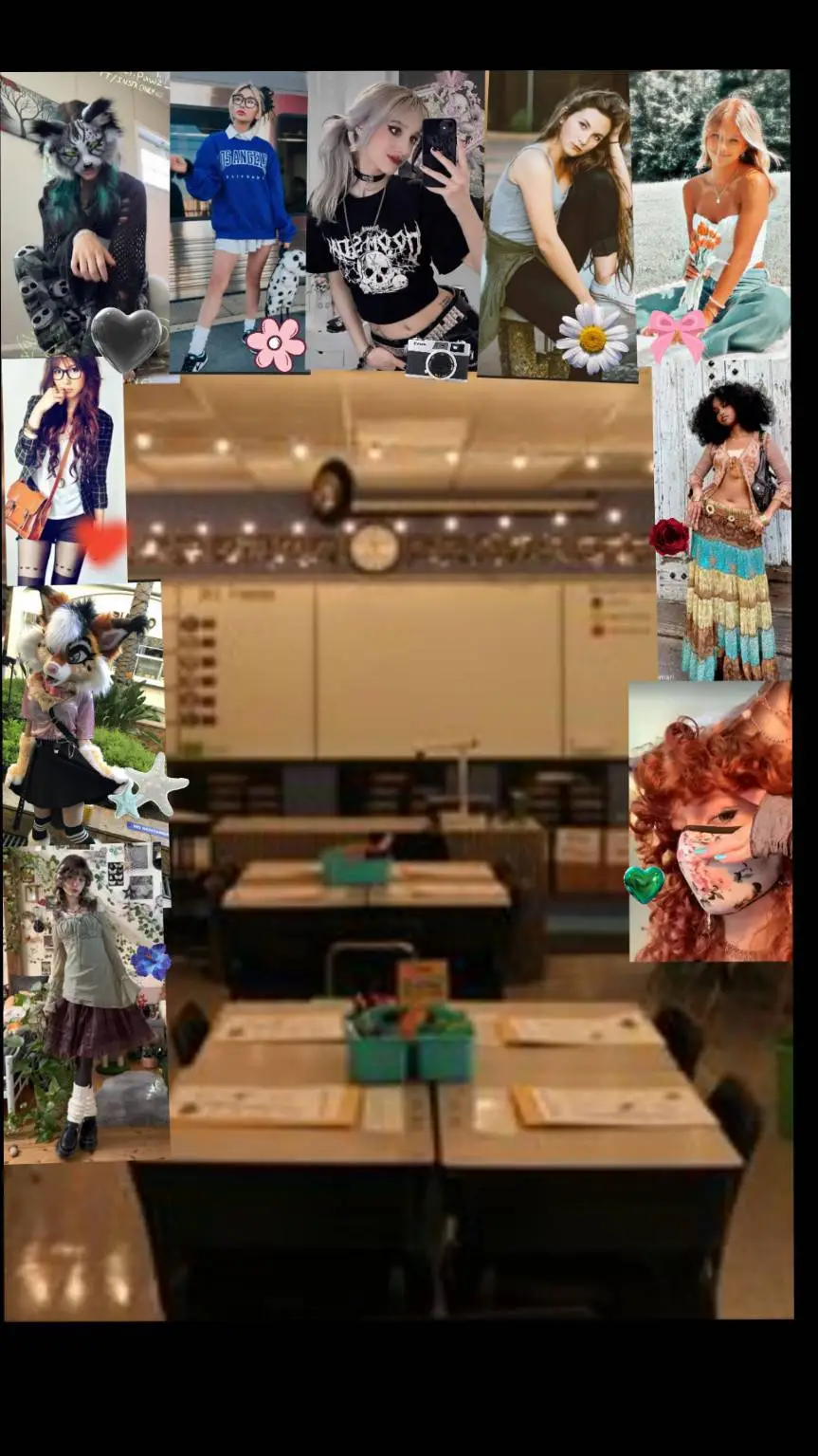ai character: girls summer camp~ background