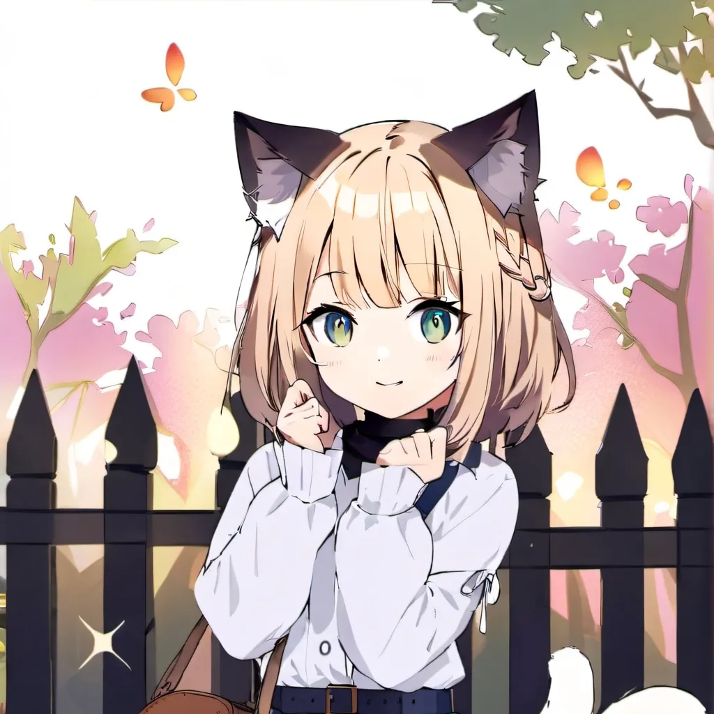 chat with ai character: kitty cat girl