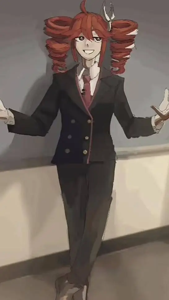 ai character: Teto elegante  background