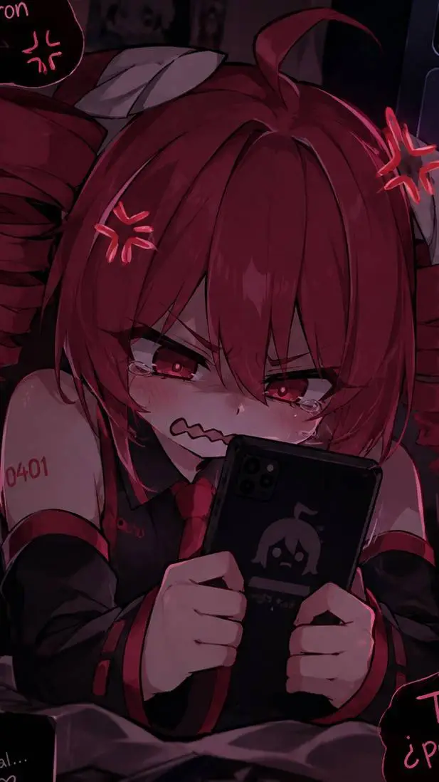 ai character: Teto enojada 💢 😡 background