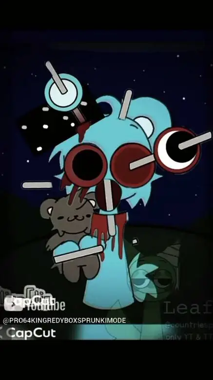 ai character: hororSky had Apple background