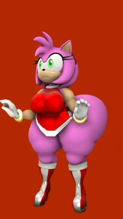 ai character: Amy Rose  background