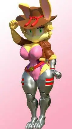 ai character: Bunnie the Rabbit background
