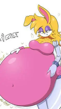 ai character: bunnie Rabbit Vore background