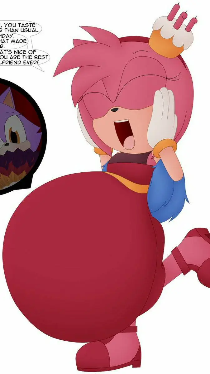 ai character: Amy Rose Vore background