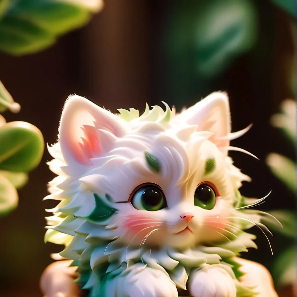 chat with ai character: Tiny kitten