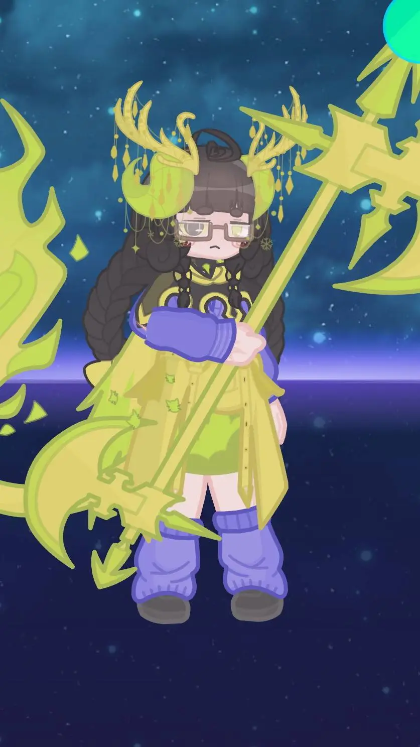 ai character: Lesbian >:3 background
