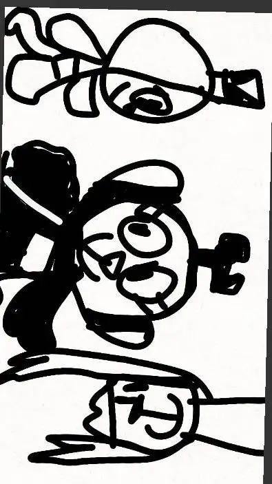 ai character: shad y arrow y yet background
