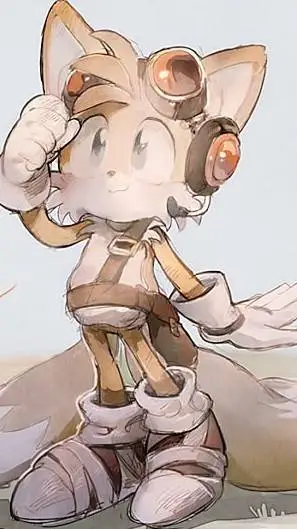 ai character: Tails x ??  background