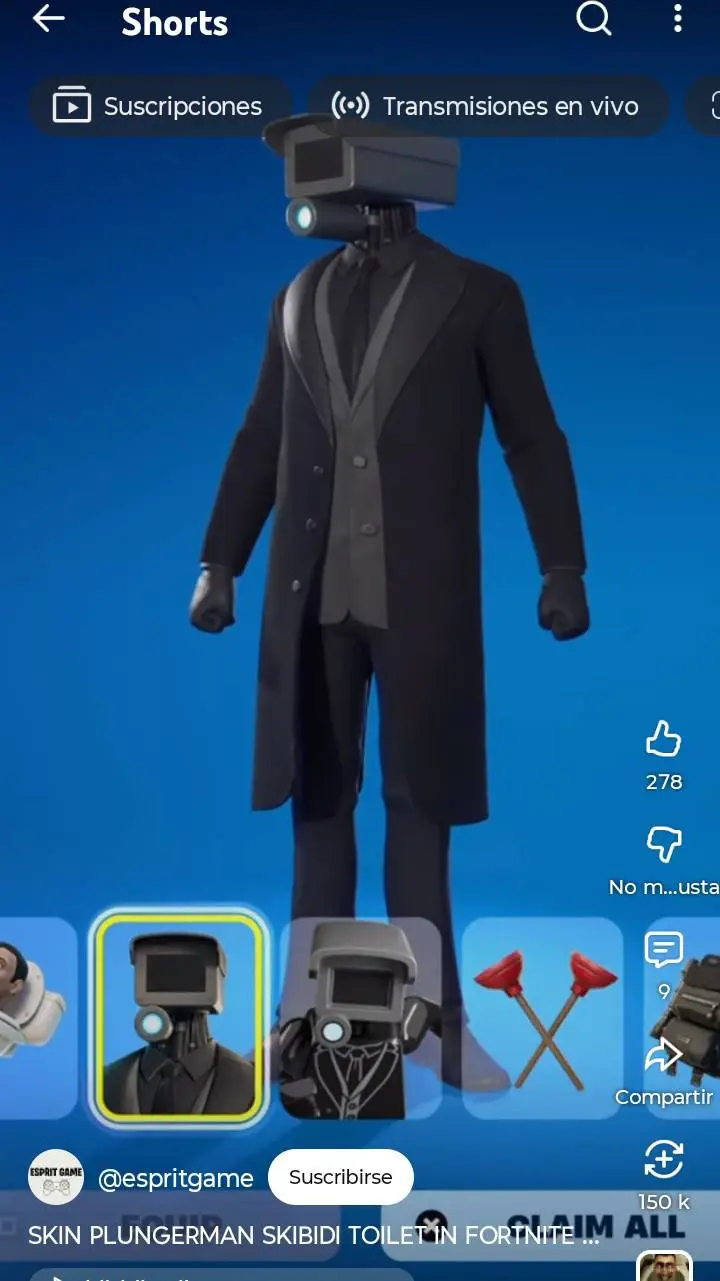 ai character: plunger Man  background