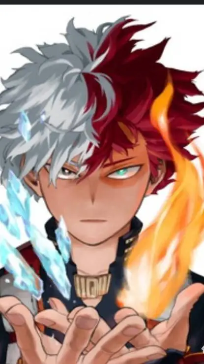 ai character: Shoto Todoroki background