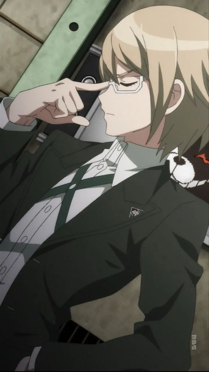 ai character: Byakuya Togami  background