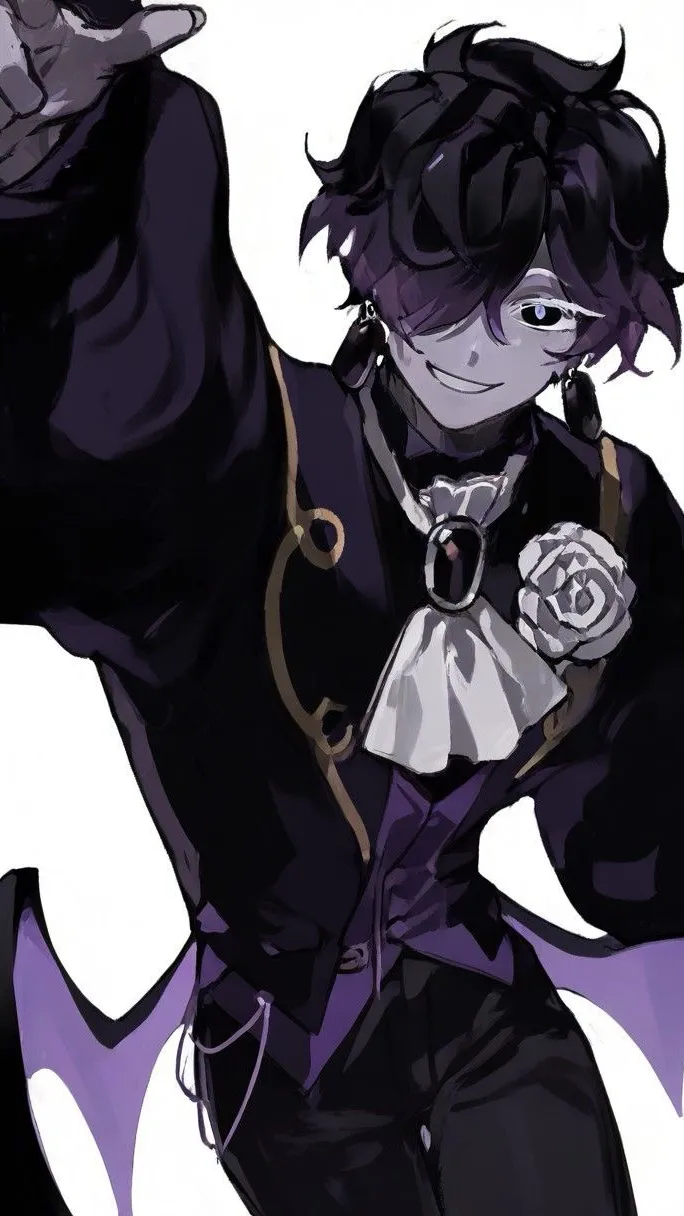 ai character: Black sapphire  background