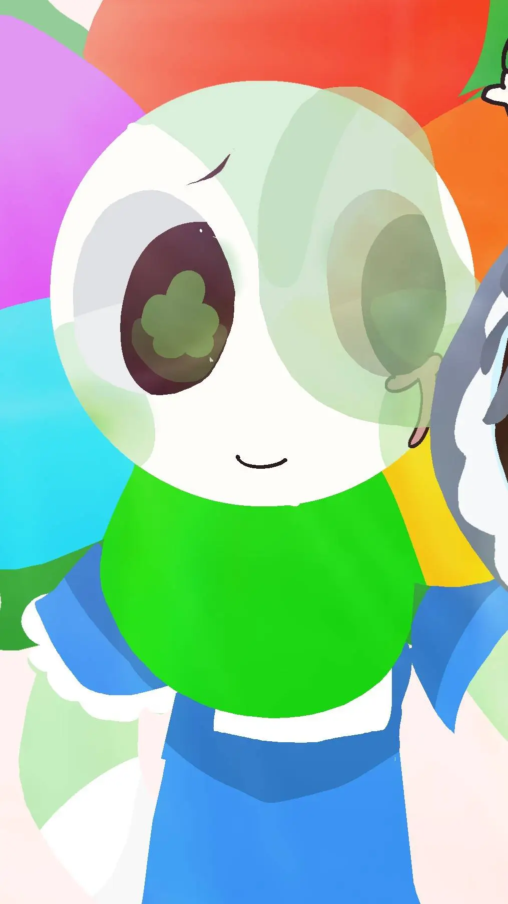 ai character: dandy_multifandom background