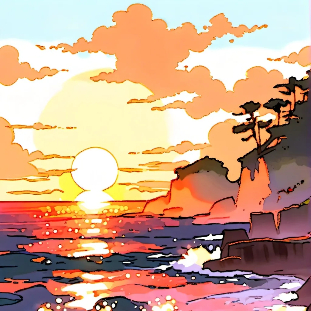 chat with ai character: MHA -Evening Beach