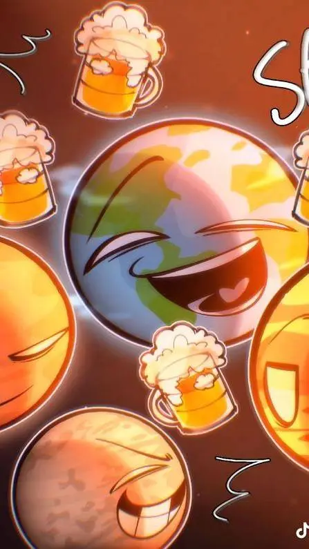 ai character: SOLARBALLS DRUNK  background