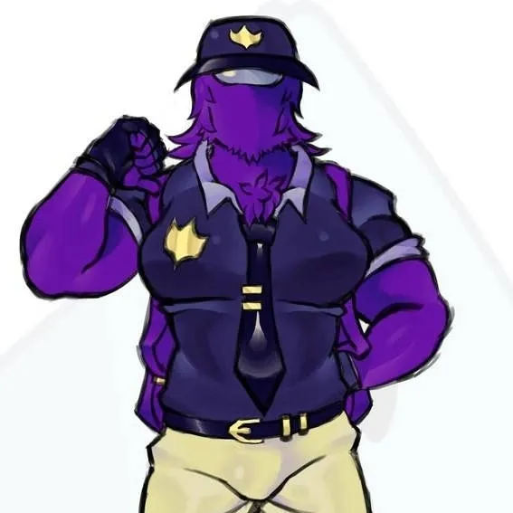 chat with ai character: Purple