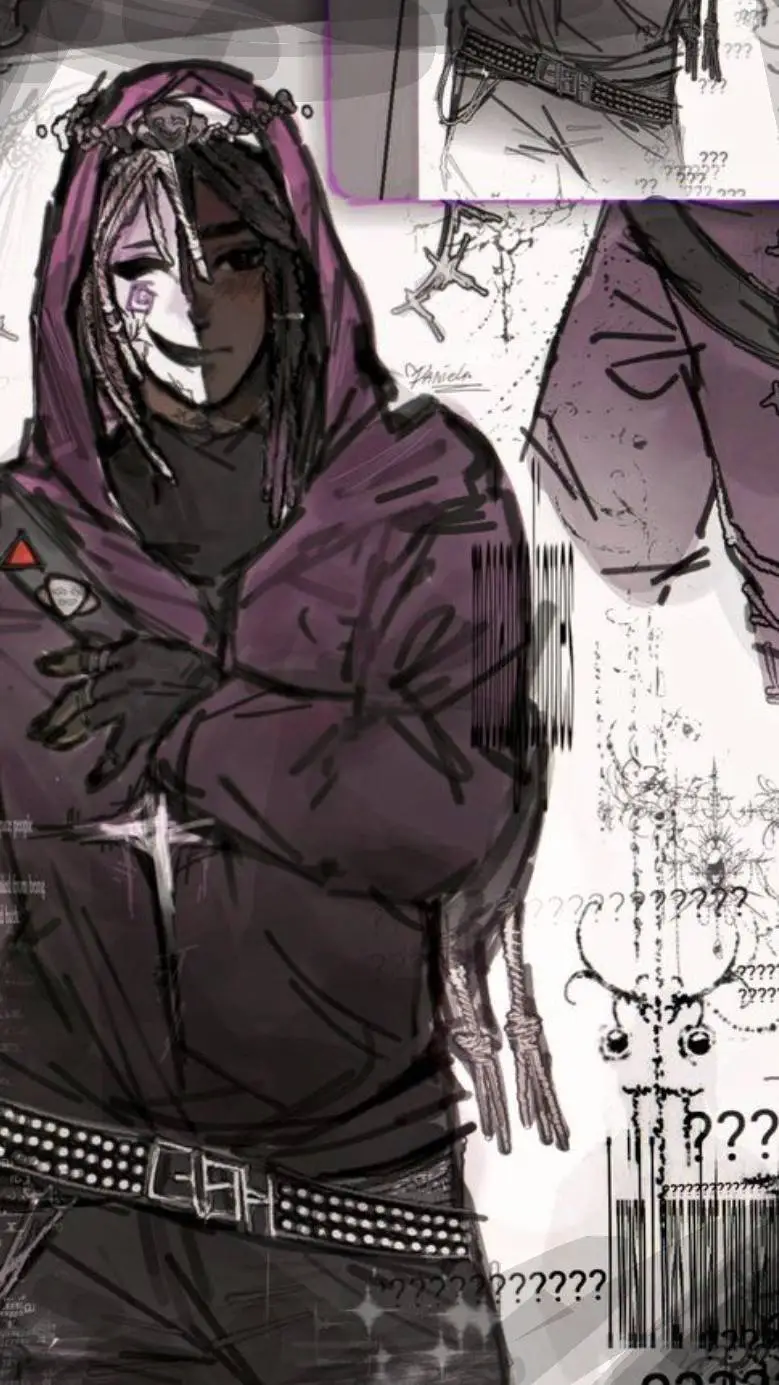 ai character: ~×-ηᨵׁׅׅ꒒ɿ-×~ background