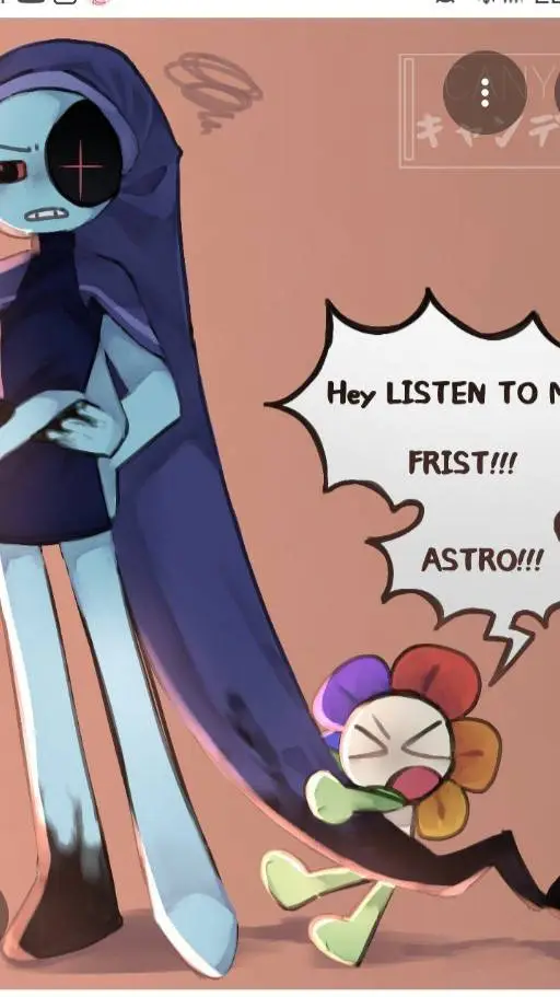 ai character: astro twisted background