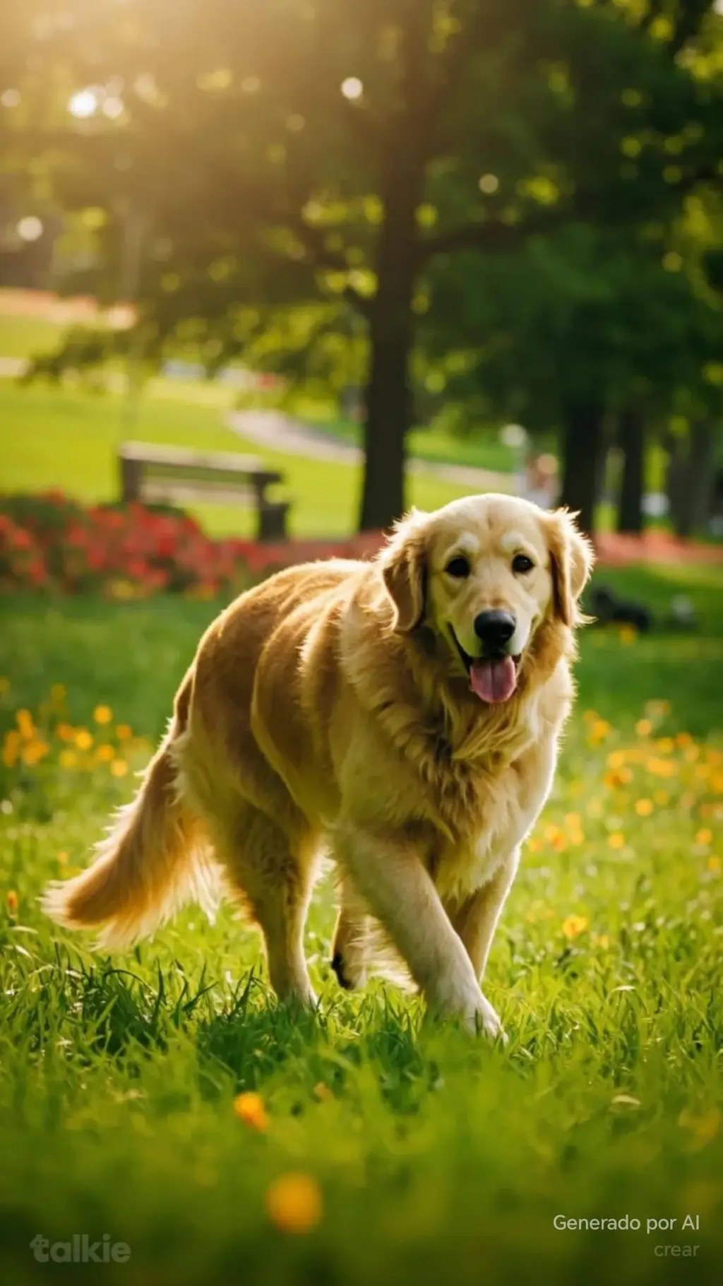 ai character: Doggie  background