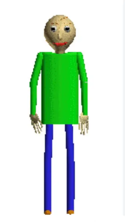 ai character: Baldi  background