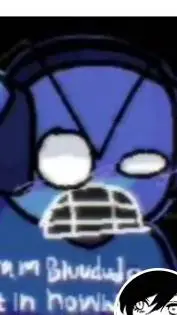 ai character: bluudud xd background