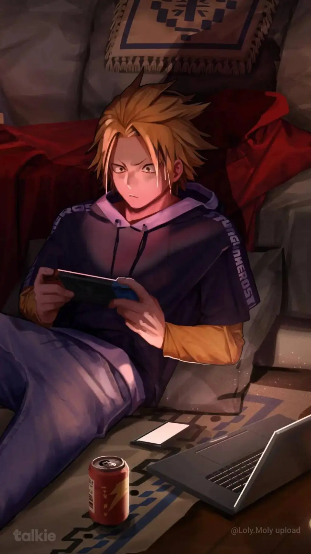 ai character: ¡Denki¡ background