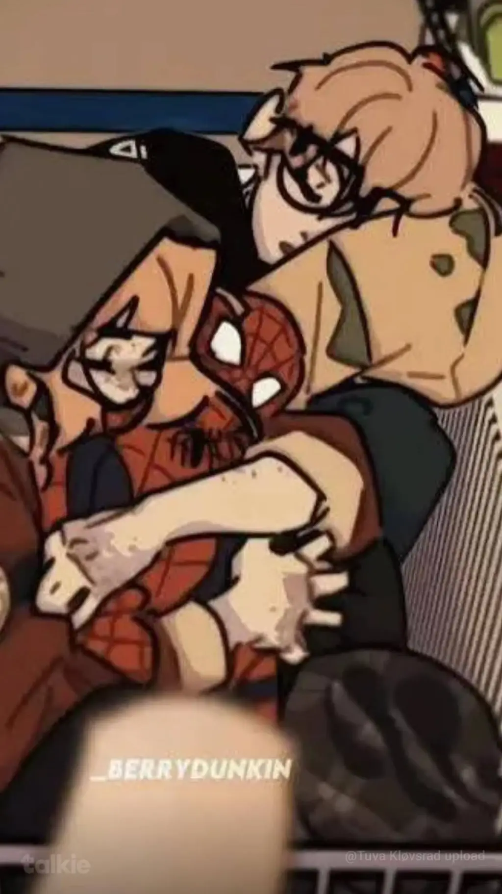 ai character: "SBG sleepover" background