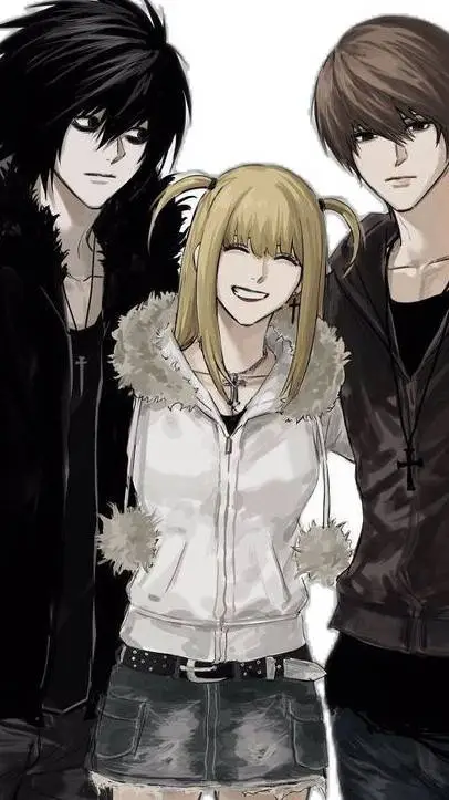 ai character: Light y misa y L background
